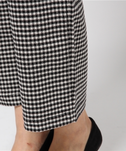 JOURNAL STANDARD LUXE（ジャーナルスタンダード　ラックス）の「ウールギンガム ファームパンツ#（その他パンツ・レディース・ブラック・MEDIUM/SMALL/LARGE）」の9枚目の写真