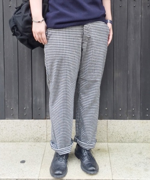 JOURNAL STANDARD LUXE（ジャーナルスタンダード　ラックス）の「ウールギンガム ファームパンツ#（その他パンツ・レディース・ブラック・MEDIUM/SMALL/LARGE）」の17枚目の写真