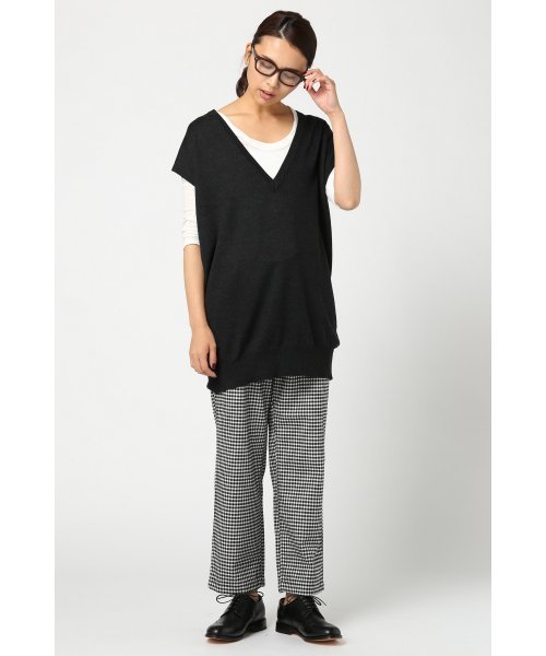 JOURNAL STANDARD LUXE（ジャーナルスタンダード　ラックス）の「ウールギンガム ファームパンツ#（その他パンツ・レディース・ブラック・MEDIUM/SMALL/LARGE）」の13枚目の写真