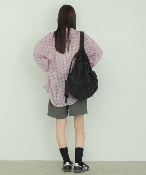 セール】ドローコード3ポケットナップザック /大容量 A4サイズ ペット