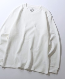 SITRY | 2026SS新色 Organic Cotton Thermal/オーガニックコットン サーマル ワッフル クルーネック ヘンリーネック ロンT 長袖Tシャツ(Tシャツ/カットソー)