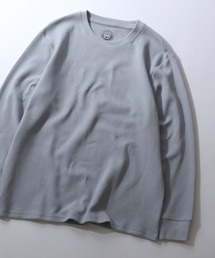 SITRY（シトリー）の「2026SS新色 Organic Cotton Thermal/オーガニックコットン サーマル ワッフル クルーネック ヘンリーネック ロンT 長袖Tシャツ（Tシャツ/カットソー）」