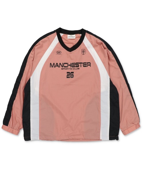 SPINNS（スピンズ）の「ナイロンプルーオーバー/ゲームデザイン（スウェット・メンズ・ネイビー/ピンク/グレー/オフホワイト/ブラック/ワイン・ONESIZE）」の5枚目の写真