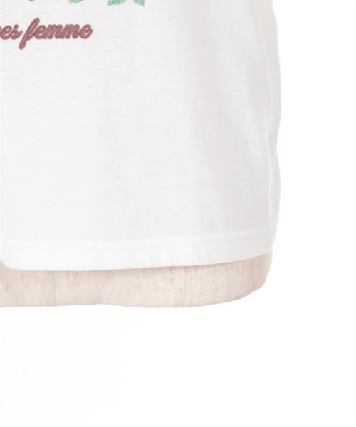 axes femme（アクシーズファム）の「チョコミントプリントＴシャツ（Tシャツ/カットソー・レディース・ホワイト/ミント・FREE）」の18枚目の写真