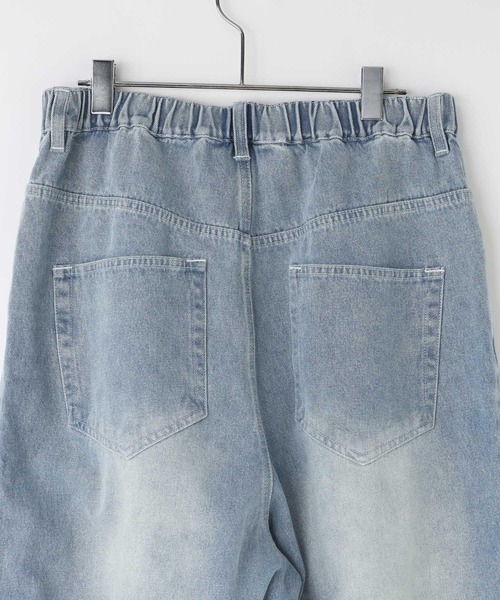 LOWRYS FARM(ローリーズファーム)の「カコウデニムバギーパンツ 148865(デニムパンツ・メンズ・ブルー/ブラック・MEDIUM/LARGE)」の15枚目の写真