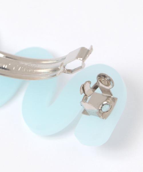 tiny tiny（ティニーティニー）の「うねうねバレッタ[tiny tiny(ティニーティニー)]（バレッタ/ヘアクリップ・レディース・ライトブルー/ピンク/グレー・0）」の6枚目の写真