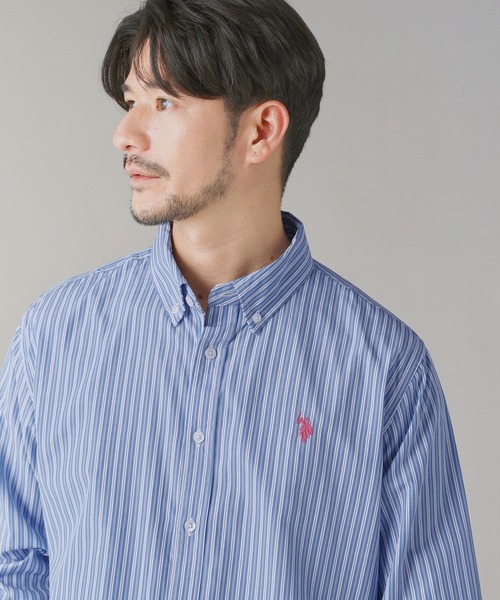 セール】U.S. POLO ASSN. / ブロードボタンダウン長袖シャツ
