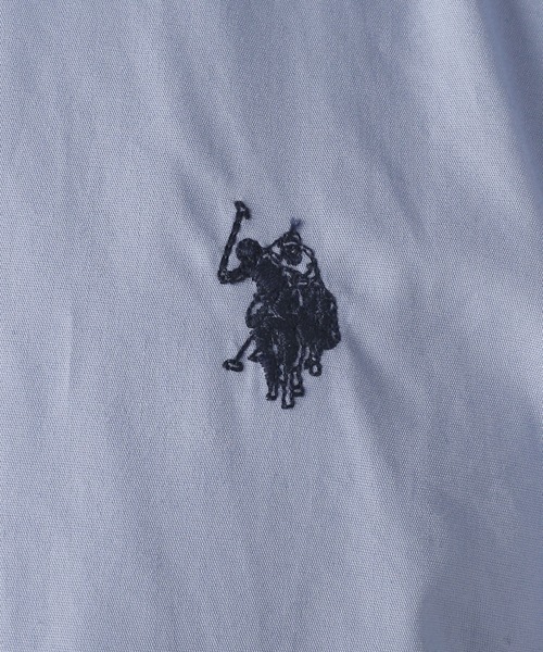 U.S. POLO ASSN.(ユーエスポロアッスン)の「U.S. POLO ASSN. / ブロードボタンダウン長袖シャツ(シャツ/ブラウス・メンズ・ライトブルー/ホワイト×ブルー/ブラック/ホワイト×ネイビー/ホワイト・L/LL/M)」の11枚目の写真