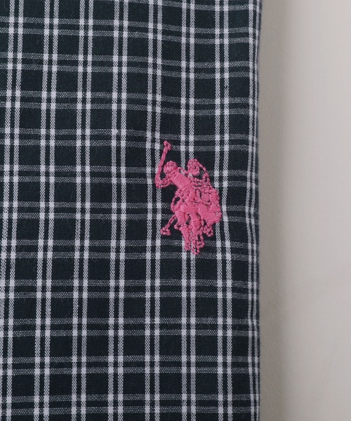 U.S. POLO ASSN.(ユーエスポロアッスン)の「U.S. POLO ASSN. / ブロードボタンダウン長袖シャツ(シャツ/ブラウス・メンズ・ライトブルー/ホワイト×ブルー/ブラック/ホワイト×ネイビー/ホワイト・L/LL/M)」の16枚目の写真