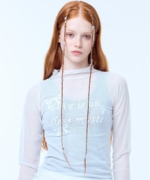 PA SEE-THROUGH RIBBON TOP