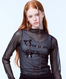 PA SEE-THROUGH RIBBON TOP