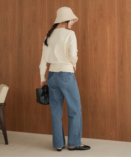 Bab(バブ)の「ニットバケットハット(ハット・レディース・ベージュ/モカ/ブラック・ONESIZE)」の18枚目の写真