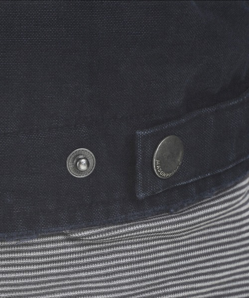 MASONPRINCE（メイソンプリンス）の「ショート丈 フード付き ミリタリーJKT JK4023【MASONPRINCE】（ミリタリージャケット・メンズ・ネイビー/カーキ・L/M/S）」の8枚目の写真