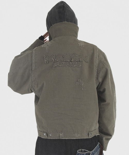 MASONPRINCE ダウンジャケット MASONPRINCE】High neck hooded down JKT MF1053（ダウン