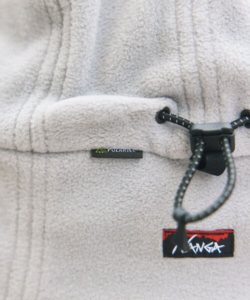 NANGA(ナンガ)の「NANGA × FREAK'S STORE/ナンガ × フリークスストア 別注 POLARTEC EAR FLAP CAP ポーラテックイヤーフラップキャップ(キャップ・メンズ・ブラック/グレー・ONE SIZE)」の14枚目の写真