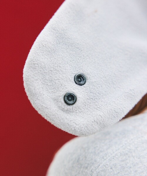 NANGA(ナンガ)の「NANGA × FREAK'S STORE/ナンガ × フリークスストア 別注 POLARTEC EAR FLAP CAP ポーラテックイヤーフラップキャップ(キャップ・メンズ・ブラック/グレー・ONE SIZE)」の16枚目の写真