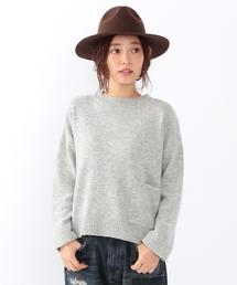 Another Edition | ポケットクルーネックニットプルオーバー/ AEBC W/N POC C/N PO(ニット/セーター)