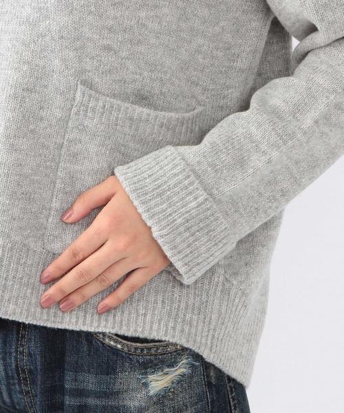 Another Edition(アナザーエディション)の「★★ポケットクルーネックニットプルオーバー/ AEBC W/N POC C/N PO◆(ニット/セーター・レディース・ホワイト/ライトグレー/オリーブ/ブラック・フリー)」の14枚目の写真