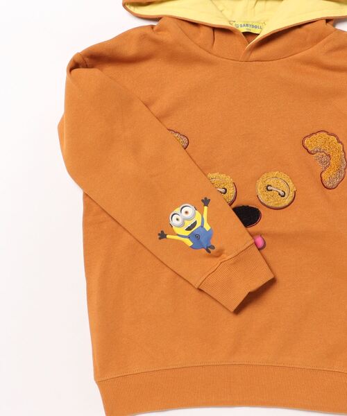 MINIONS（ミニオンズ）の「親子お揃い ミニオン サガラパーカー 9792K（パーカー・キッズ・イエロー/ブラウン・100cm/110cm/120cm/130cm/140cm）」の5枚目の写真