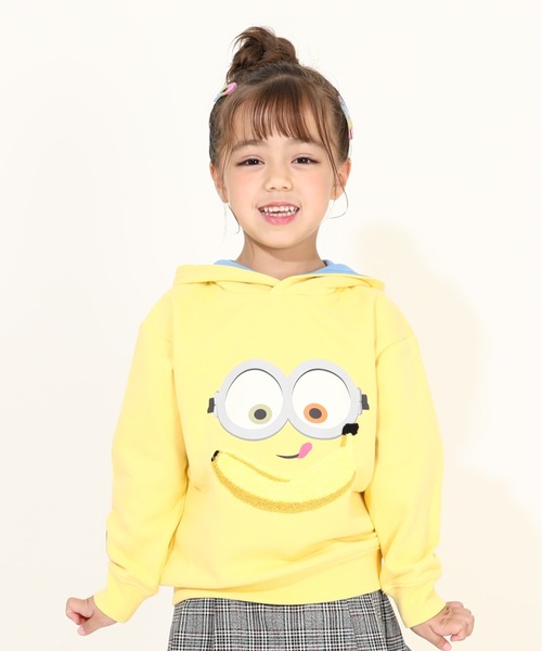 MINIONS（ミニオンズ）の「親子お揃い ミニオン サガラパーカー 9792K（パーカー・キッズ・イエロー/ブラウン・100cm/110cm/120cm/130cm/140cm）」の7枚目の写真