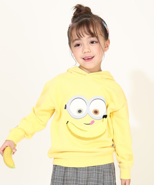 MINIONS（ミニオンズ）の「親子お揃い ミニオン サガラパーカー 9792K（パーカー・キッズ・イエロー/ブラウン・100cm/110cm/120cm/130cm/140cm）」の10枚目の写真