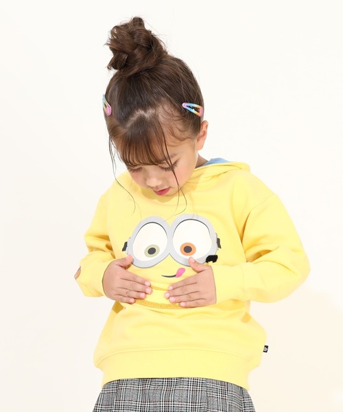 MINIONS（ミニオンズ）の「親子お揃い ミニオン サガラパーカー 9792K（パーカー・キッズ・イエロー/ブラウン・100cm/110cm/120cm/130cm/140cm）」の9枚目の写真