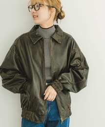 ITEMS URBANRESEARCH | ヴィンテージレザーライクジャケット(ブルゾン)