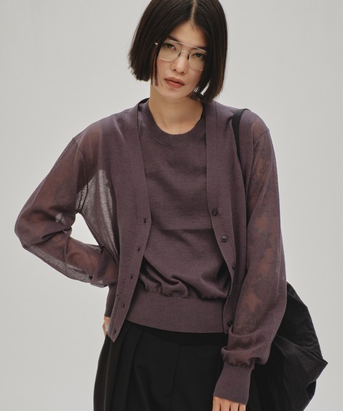 トップス todayful 2set Sheer Knit TODAYFUL（トゥデイフル）の「【TODAYFUL/トゥデイフル】2set