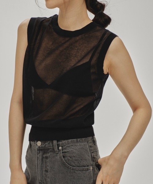 【TODAYFUL】2set Sheer Knit(美品) TODAYFUL（トゥデイフル）の「【TODAYFUL/トゥデイフル】2set