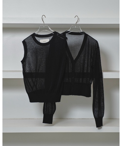 トップス todayful 2set Sheer Knit TODAYFUL (トゥデイフル）2way Sheer Knittops☆ 25秋冬予約