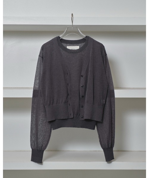 TODAYFUL トゥデイフル 2set Sheer Knit TODAYFUL (トゥデイフル）2way Sheer Knittops☆ 25秋冬予約