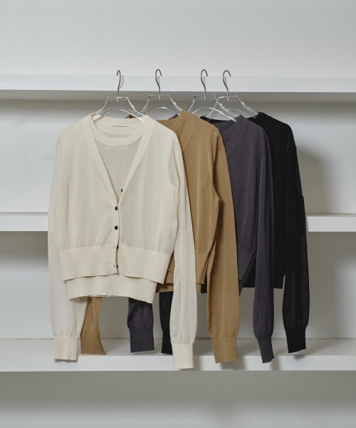 todayful 2set Sheer Knit エクリュ TODAYFUL(トゥデイフル) / Life's online store（ライフズ