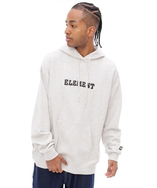 ELEMENT メンズ BUBBLE LOGO HOOD パーカー 【2024年秋冬モデル】/エレメントワンポイントロゴプルオーバーパーカー（パーカー）｜ELEMENT（エレメント）