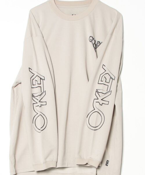 OAKLEY(オークリー)の「【別注】オークリー BORDERLESS SDW L/S TEE 限定コラボ(Tシャツ/カットソー・メンズ・ブラック/バイオレット/サンドグレー・M/L/LL/3L)」の5枚目の写真