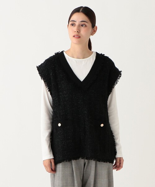 Afternoon Tea（アフタヌーンティー）の「ツイードニットベスト