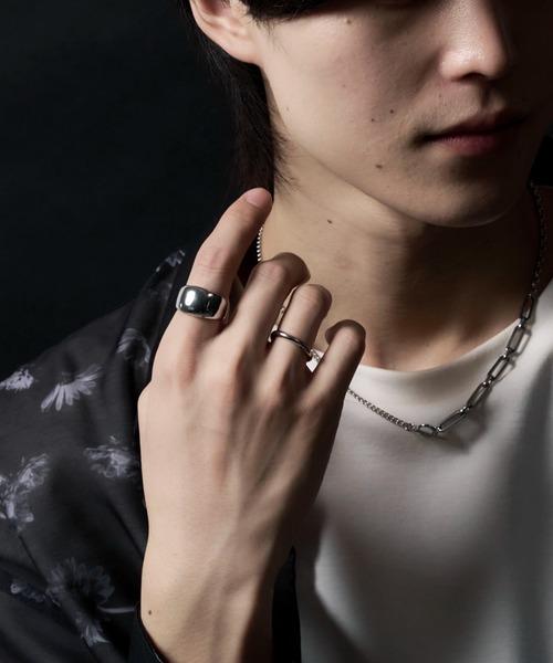 WEGO（ウィゴー）の「WEGO/【2点セット】デザインリング（リング・メンズ・その他1/その他2/その他3/その他5/その他4/その他6/その他7/その他8/その他9/その他10/その他11/その他12/その他13/その他14/その他15/その他16/その他17・FREE）」の3枚目の写真