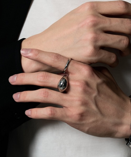 WEGO（ウィゴー）の「WEGO/【2点セット】デザインリング（リング・メンズ・その他1/その他2/その他3/その他5/その他4/その他6/その他7/その他8/その他9/その他10/その他11/その他12/その他13/その他14/その他15/その他16/その他17・FREE）」の4枚目の写真