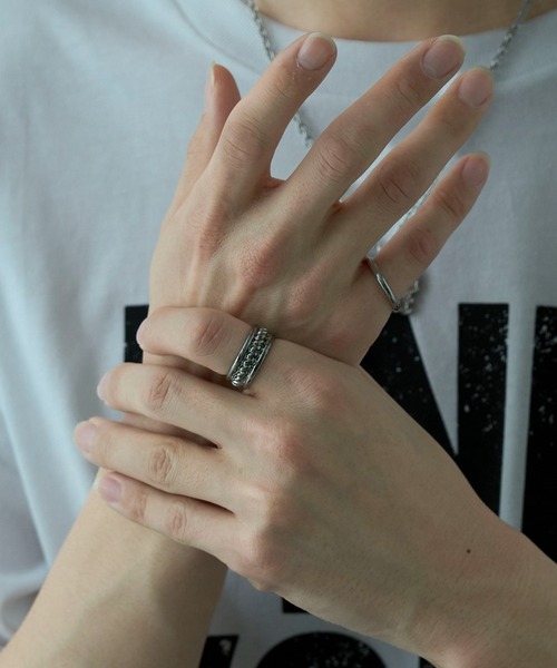 WEGO（ウィゴー）の「WEGO/【2点セット】デザインリング（リング・メンズ・その他1/その他2/その他3/その他5/その他4/その他6/その他7/その他8/その他9/その他10/その他11/その他12/その他13/その他14/その他15/その他16/その他17・FREE）」の6枚目の写真