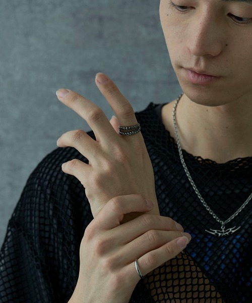 WEGO（ウィゴー）の「WEGO/【2点セット】デザインリング（リング・メンズ・その他1/その他2/その他3/その他5/その他4/その他6/その他7/その他8/その他9/その他10/その他11/その他12/その他13/その他14/その他15/その他16/その他17・FREE）」の8枚目の写真