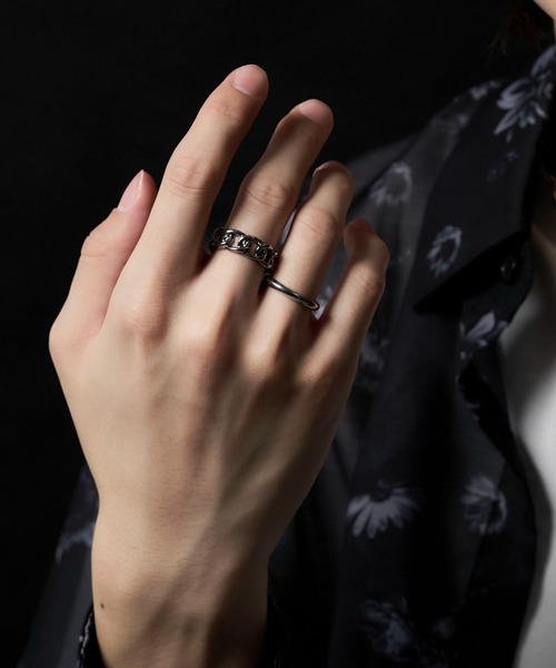 WEGO（ウィゴー）の「WEGO/【2点セット】デザインリング（リング・メンズ・その他1/その他2/その他3/その他5/その他4/その他6/その他7/その他8/その他9/その他10/その他11/その他12/その他13/その他14/その他15/その他16/その他17・FREE）」の21枚目の写真