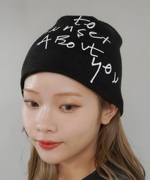 手書きロゴ ショートビーニー