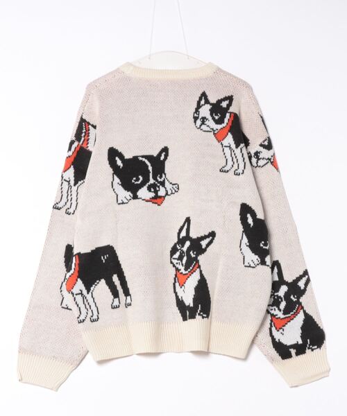 Ritzy(リッツィー)の「【Soupy Soupy】BIG Jacquard knit レディース メンズ(ニット/セーター・メンズ・オフホワイト/ホワイト系その他3/ブラック/グリーン/ホワイト系その他/ホワイト系その他2/チャコールグレー/ブルー・L/M)」の22枚目の写真