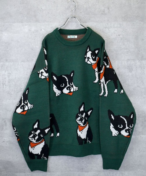 セール】【Soupy Soupy】BIG Jacquard knit（ニット/セーター）｜Ritzy