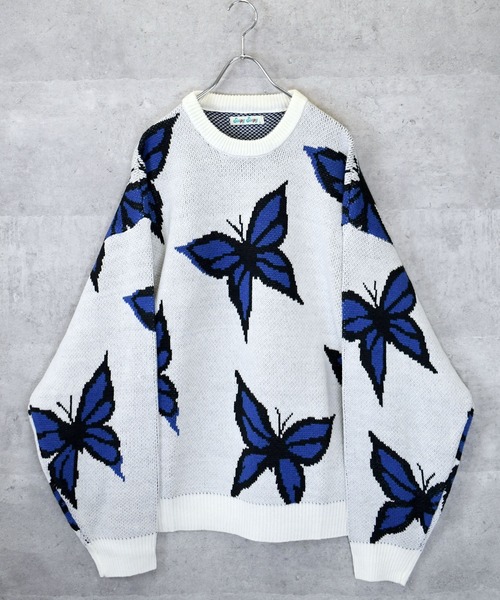 Ritzy(リッツィー)の「【Soupy Soupy】BIG Jacquard knit レディース メンズ(ニット/セーター・メンズ・オフホワイト/ホワイト系その他3/ブラック/グリーン/ホワイト系その他/ホワイト系その他2/チャコールグレー/ブルー・L/M)」の15枚目の写真