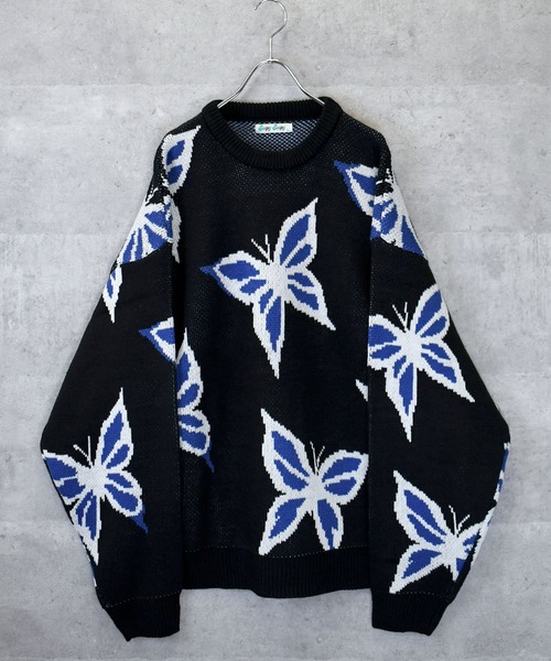 Ritzy(リッツィー)の「【Soupy Soupy】BIG Jacquard knit レディース メンズ(ニット/セーター・メンズ・オフホワイト/ホワイト系その他3/ブラック/グリーン/ホワイト系その他/ホワイト系その他2/チャコールグレー/ブルー・L/M)」の16枚目の写真
