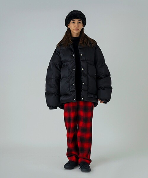 FREAK'S STORE（フリークスストア）の「HAND KNIT FUR WT（ニットキャップ/ビーニー・レディース・ブラック/ベージュ・ONE SIZE）」の4枚目の写真