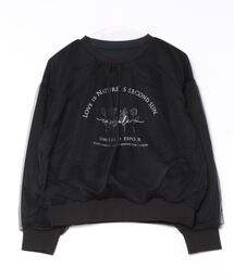 Q | チュールドッキングスウェット(スウェット)