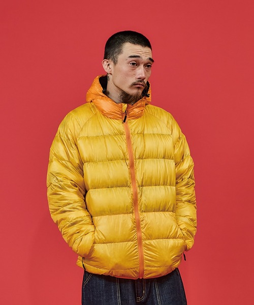 TRAIL BUM】 X 【NANGA】NOT BAD DOWN HOODIE 2TONE / ノットバッド