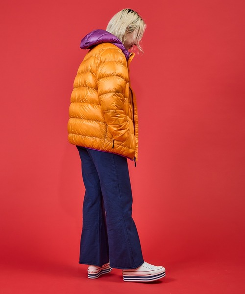 TRAIL BUM】 X 【NANGA】NOT BAD DOWN HOODIE 2TONE / ノットバッド
