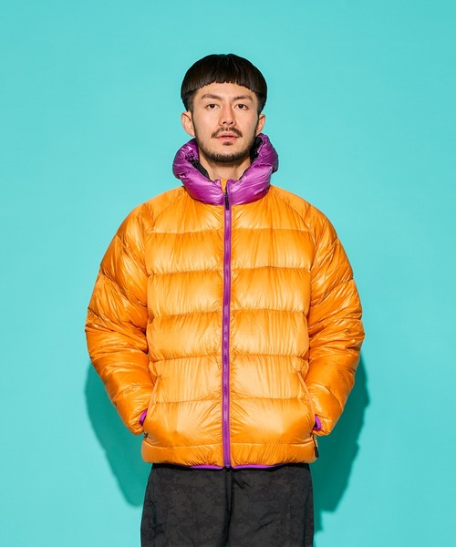 TRAIL BUM】 X 【NANGA】NOT BAD DOWN HOODIE 2TONE / ノットバッド